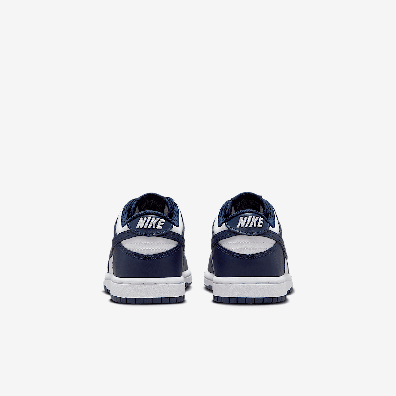 Nike Dunk Low sneaker Wit/Wit/Midnight Navy