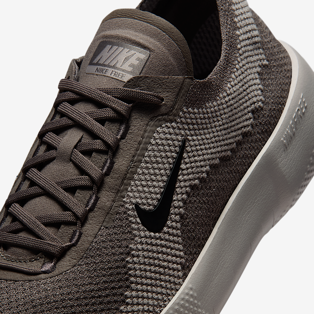 Nike Free sneaker Cave Stone/College Grey/Zwart