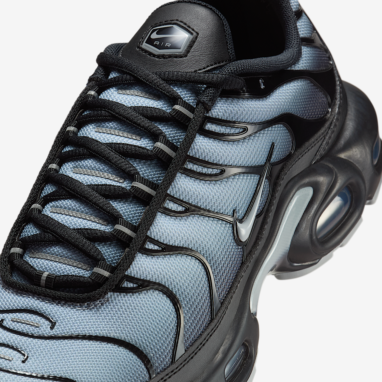 Nike Air Max Plus sneaker Zwart/Metallic Silver/Wolf Grey
