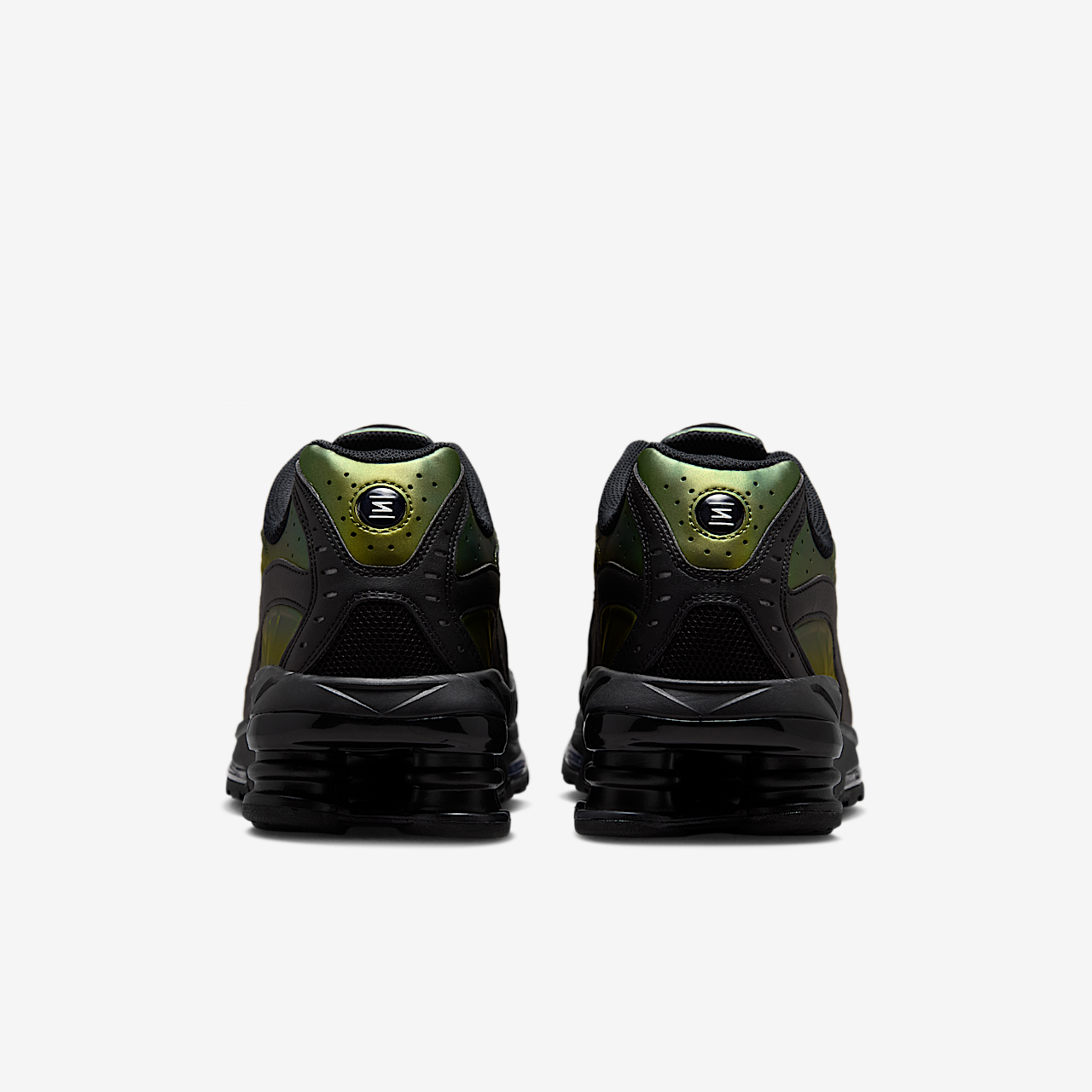 Nike Nike Shox sneaker Zwart/Olive Flak/Metallic Silver/Zwart
