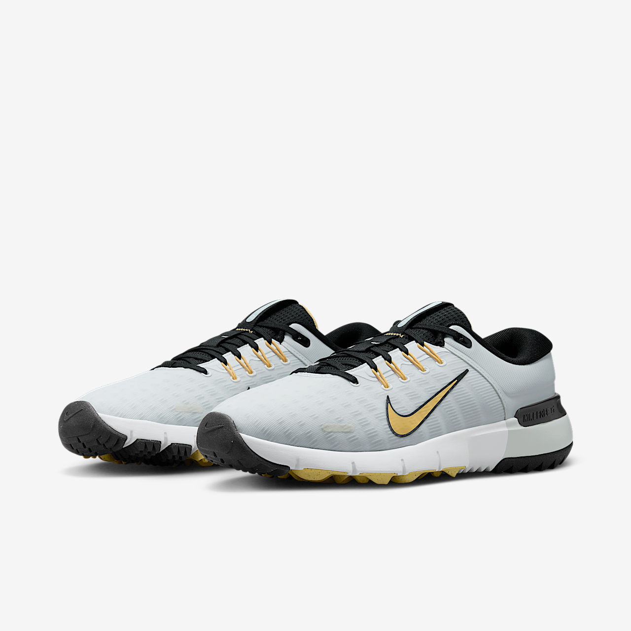 Nike Free sneaker Wit/Zwart/Pure Platinum/Topaz Gold