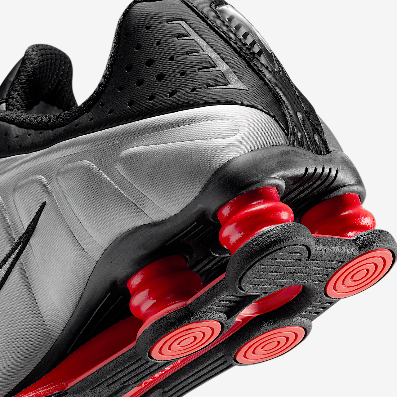Nike Nike Shox sneaker Zwart/Light Crimson/Metallic Silver