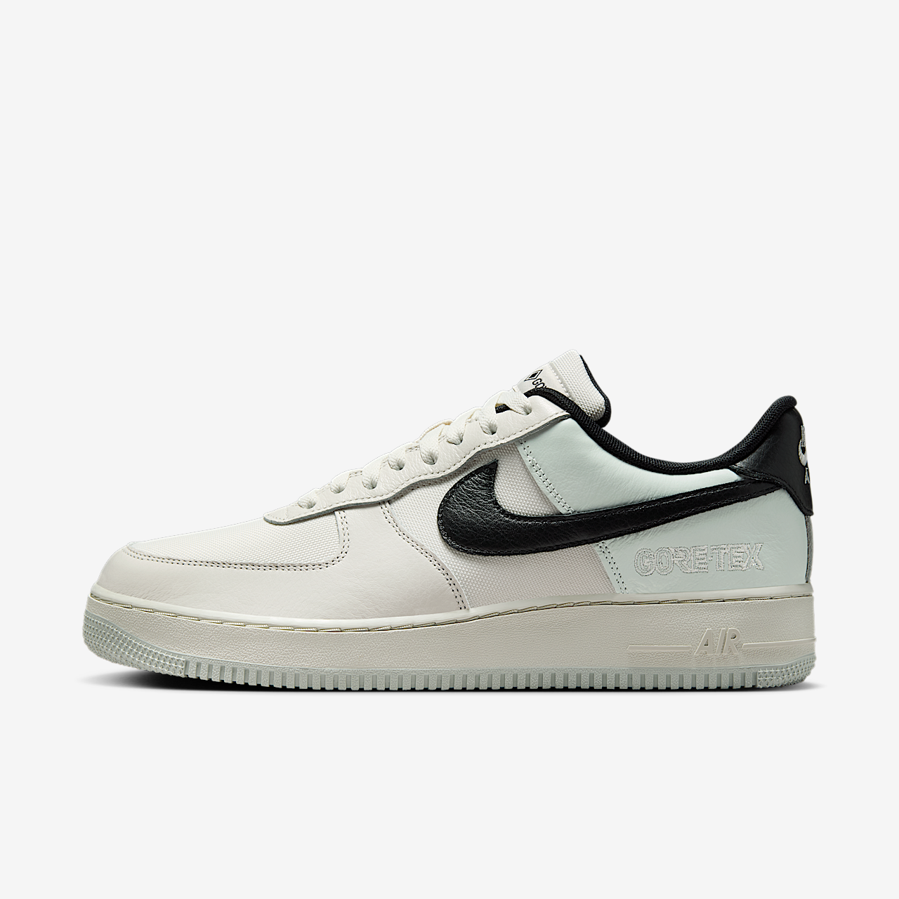 Nike Air Force 1 sneaker Phantom/Light Silver/Light Bone/Zwart