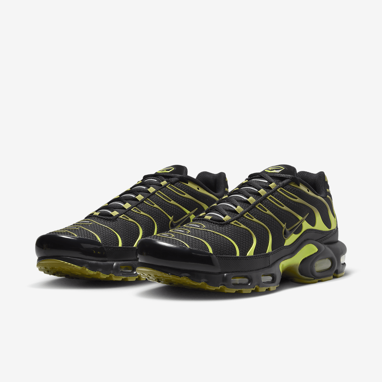 Nike Air Max Plus sneaker Zwart/Cyber/Pacific Moss/Zwart