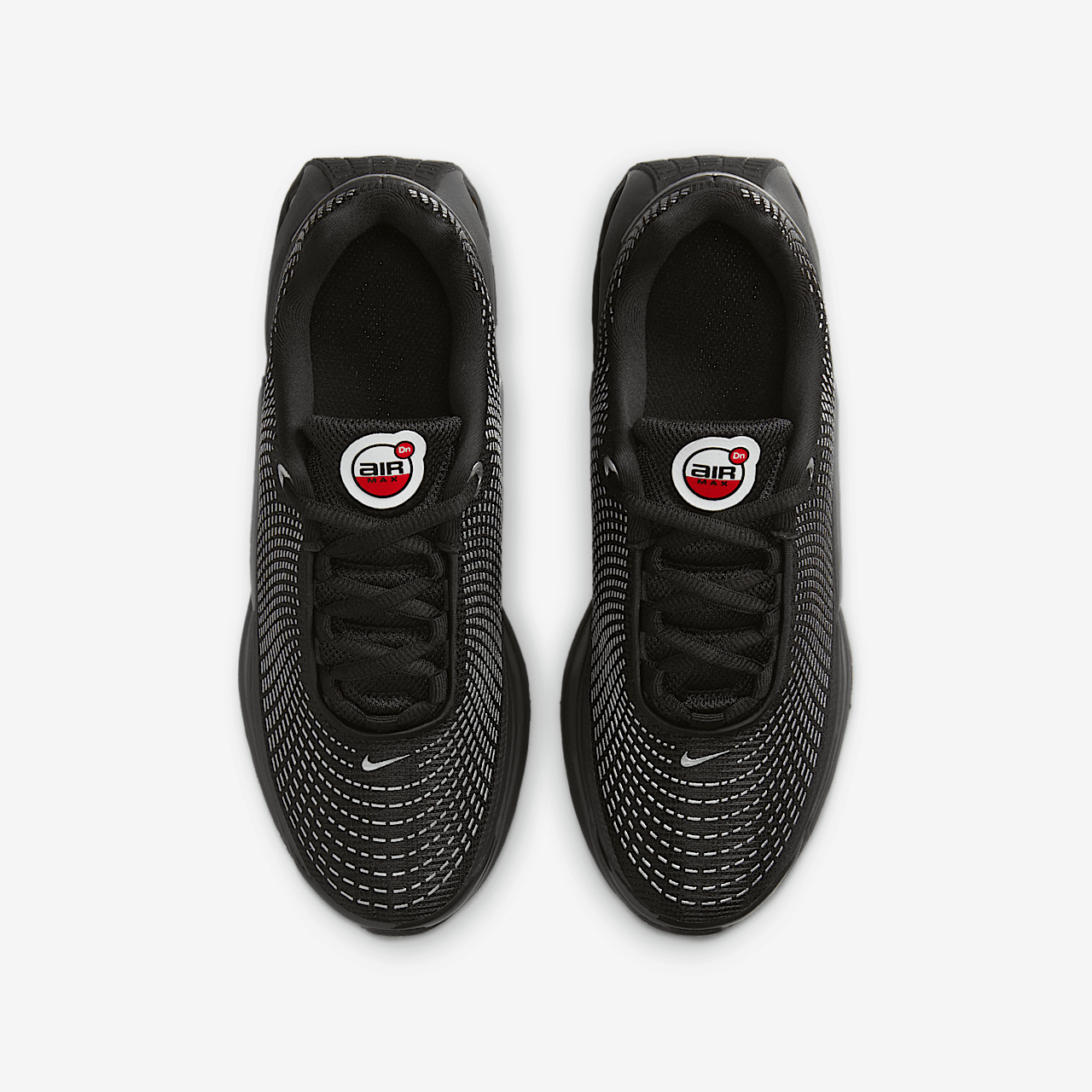 Nike Air Max DN sneaker Zwart/Zwart/Metallic Silver/University Red