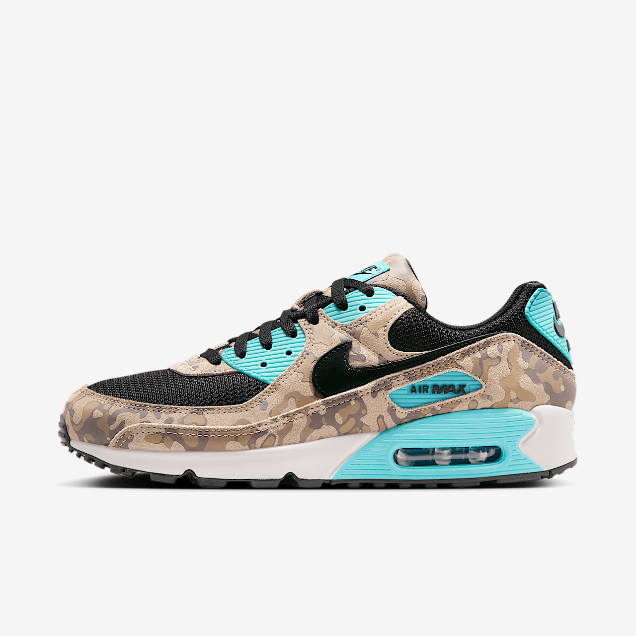 Nike Air Max sneaker Sanddrift/Aurora Green/Khaki/Zwart