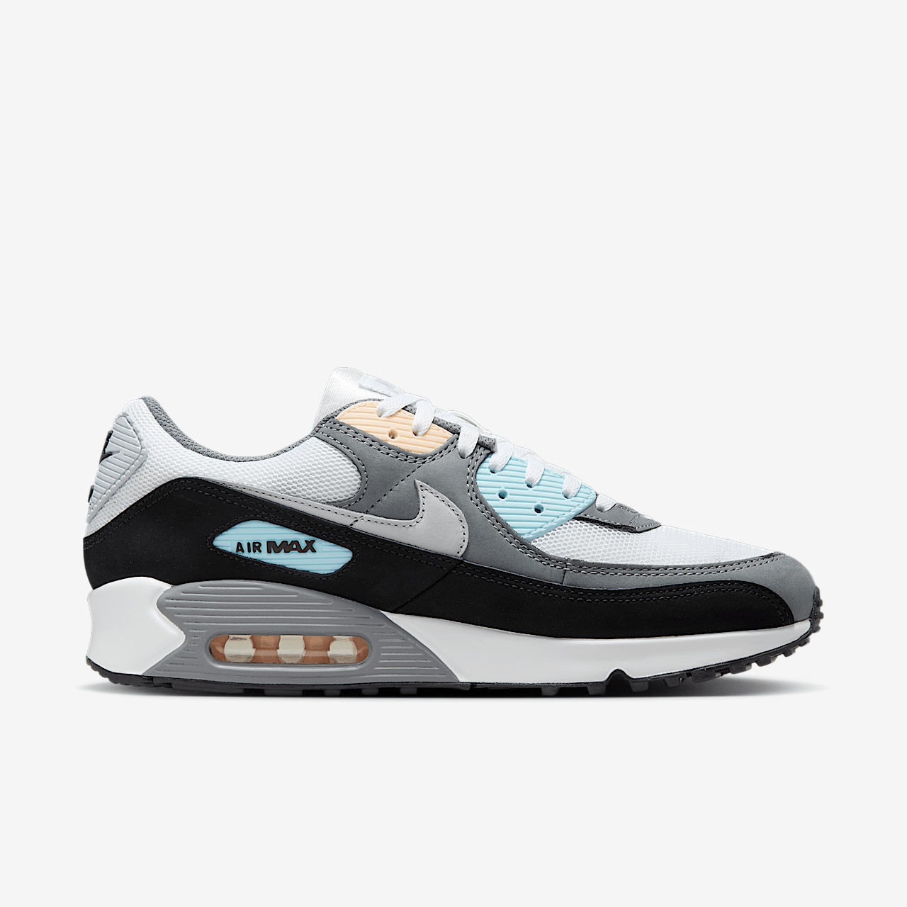 Nike Air Max sneaker Cool Grey/Zwart/Washed Coral/Pure Platinum