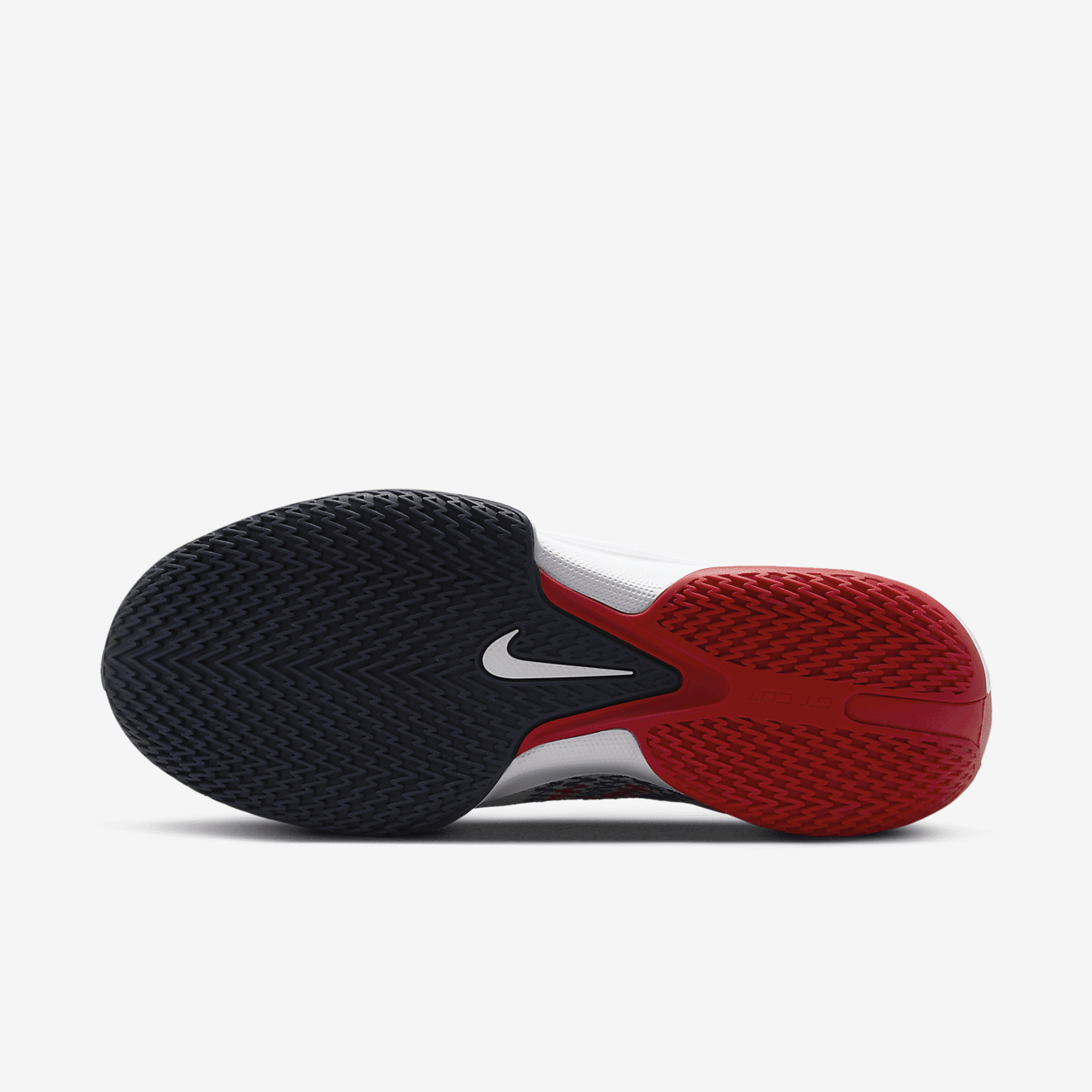 Nike  sneaker Wit/Sport Red/Obsidian