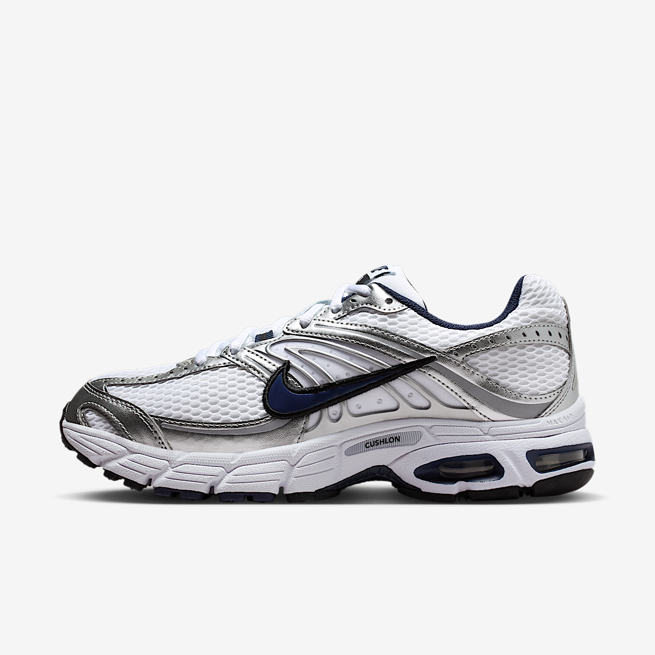 Nike Air Max sneaker Wit/Metallic Silver/Zwart/Midnight Navy