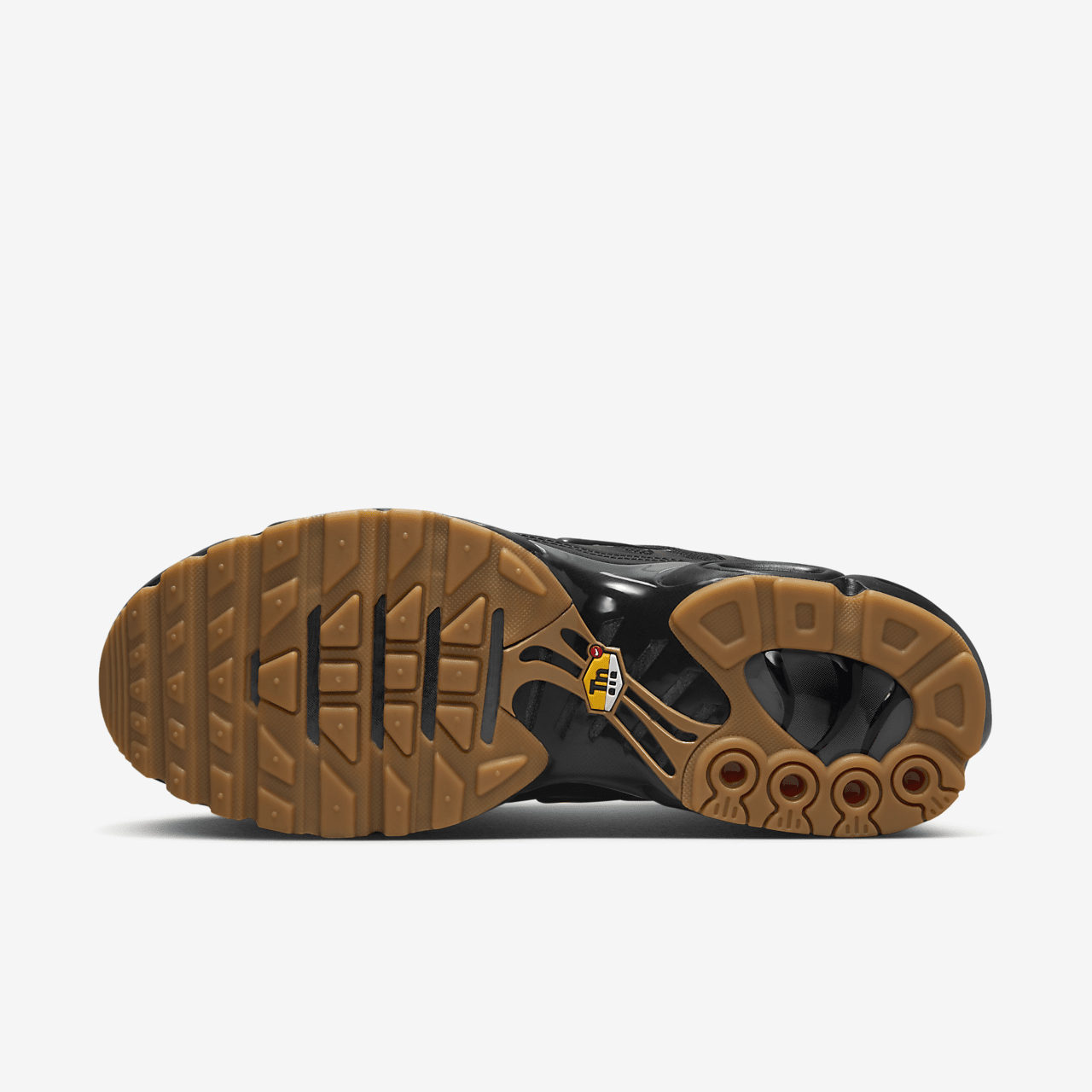 Nike Air Max Plus sneaker Zwart/Light Orewood Brown/Gum Light Brown/Smoke Grey