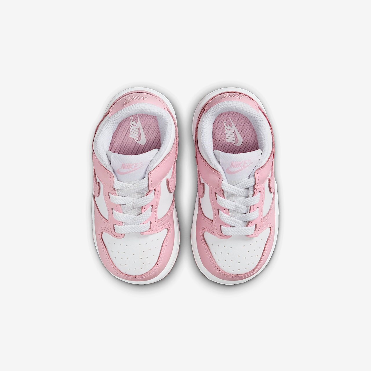 Nike Dunk Low sneaker Wit/Wit/Wit/Medium Soft Pink