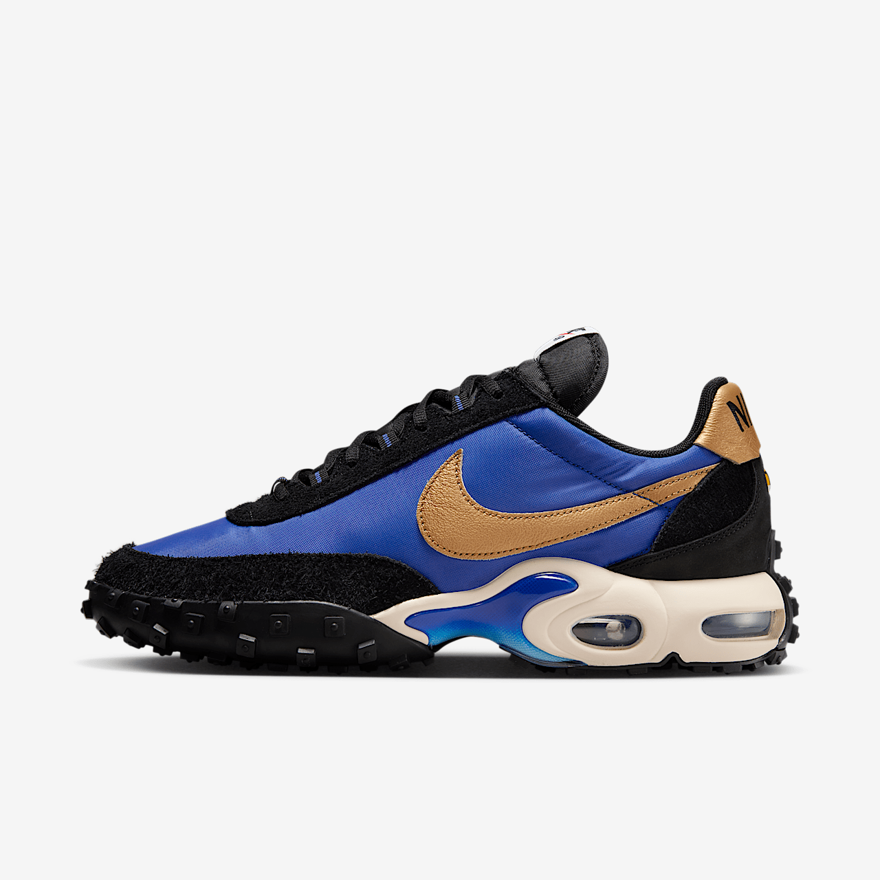 Nike Air Max sneaker Hyper Blue/Zwart/Metallic Gold