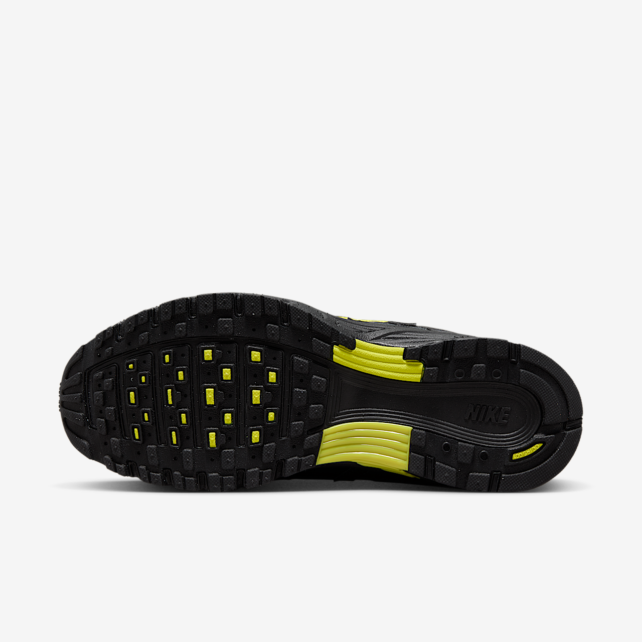Nike P-6000 sneaker Anthracite/High Voltage/Metallic Silver/Zwart