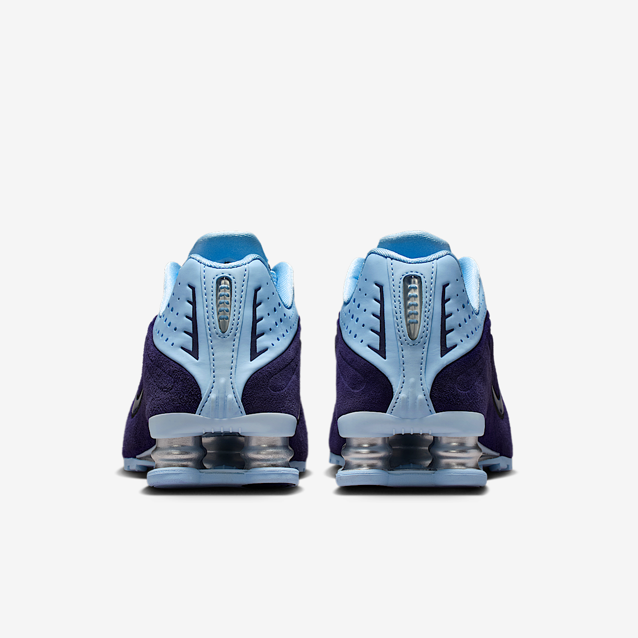 Nike Nike Shox sneaker Imperial Purple/Zwart/Metallic Silver/Celestine Blue