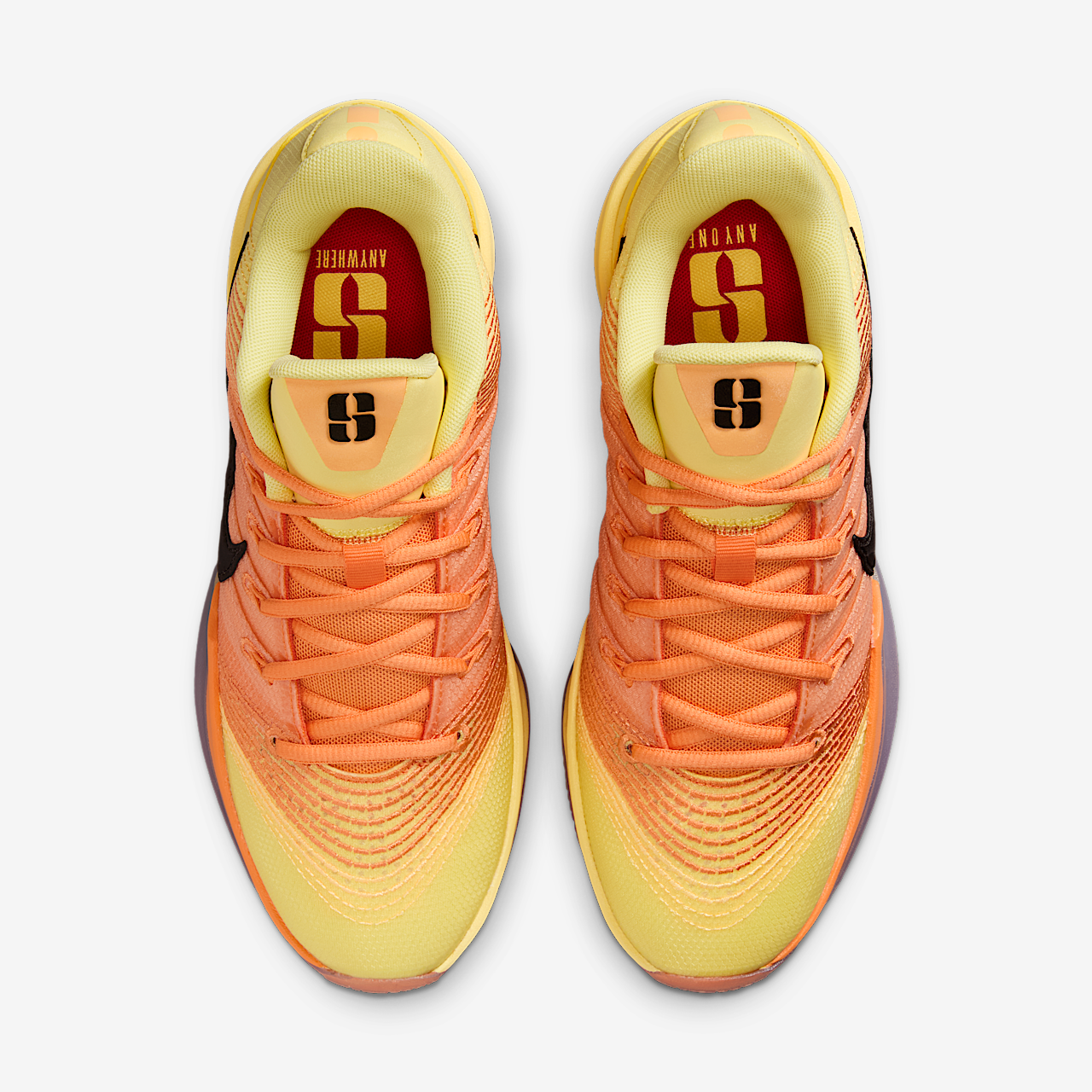 Nike  sneaker Soft Yellow/Orange Trance/Zwart/Zwart