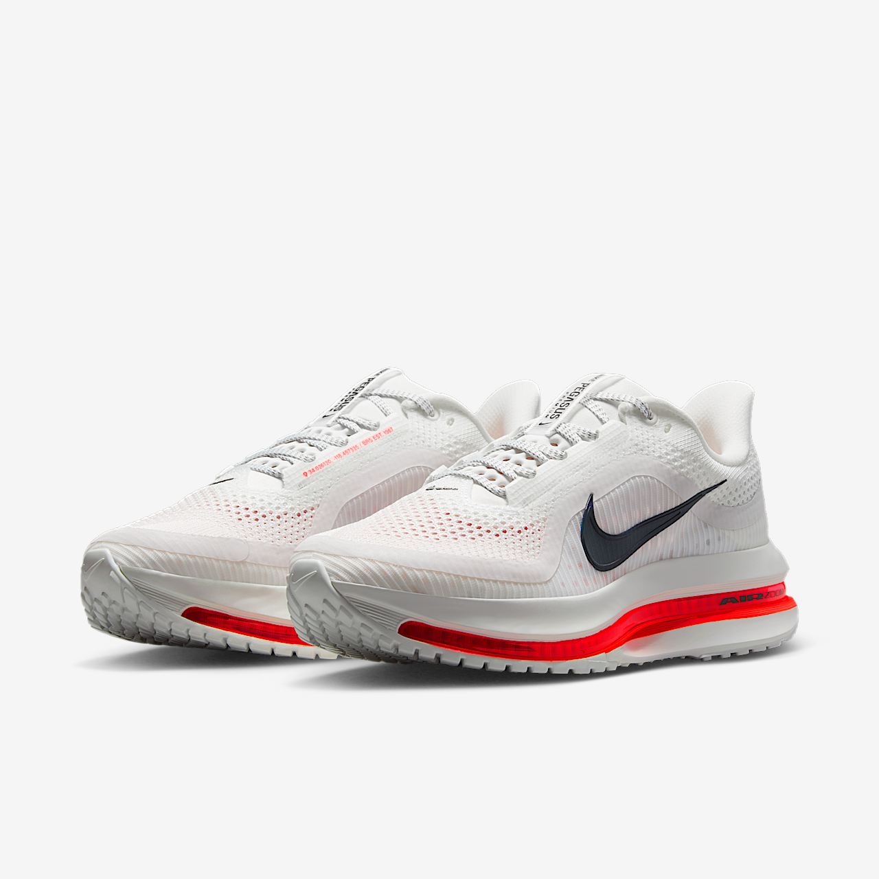 Nike Pegasus sneaker Summit White/Bright Crimson/Phantom/Zwart