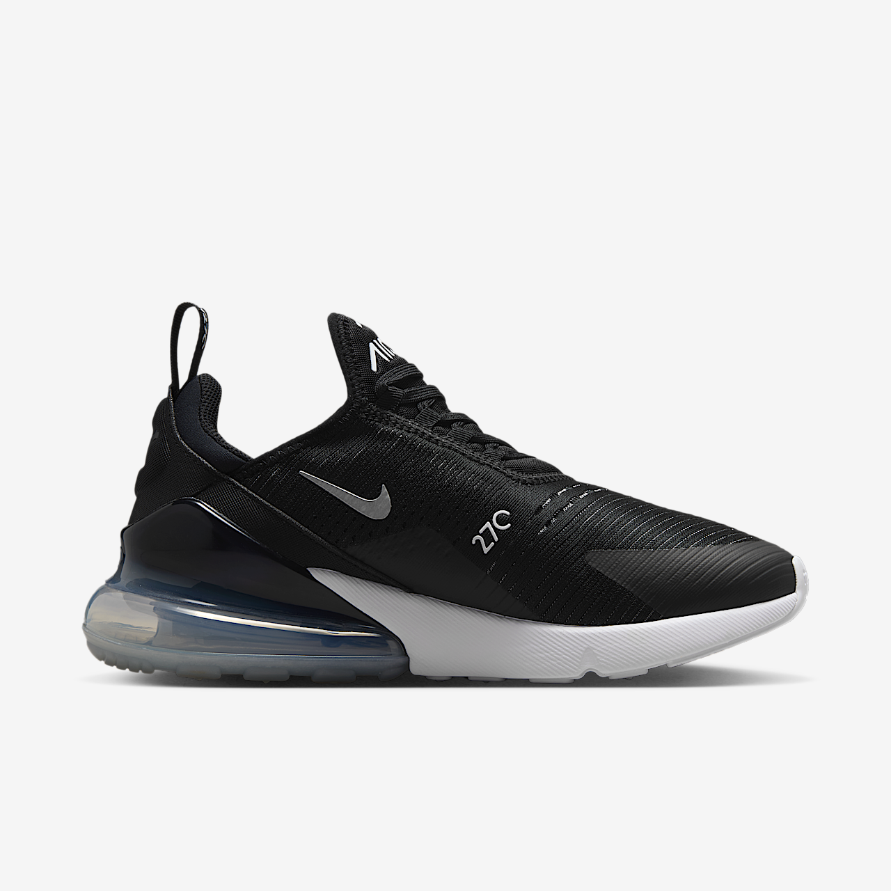 Nike Air Max sneaker Zwart/Wit/Metallic Silver