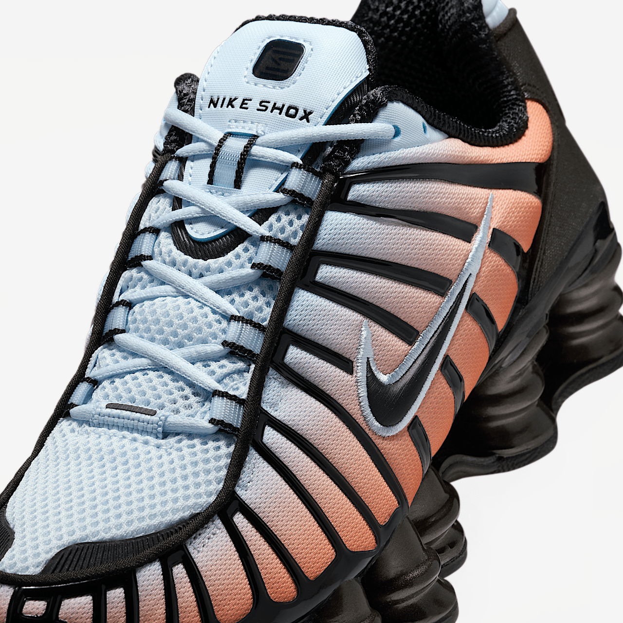 Nike Nike Shox sneaker Blue Tint/Total Orange/Zwart