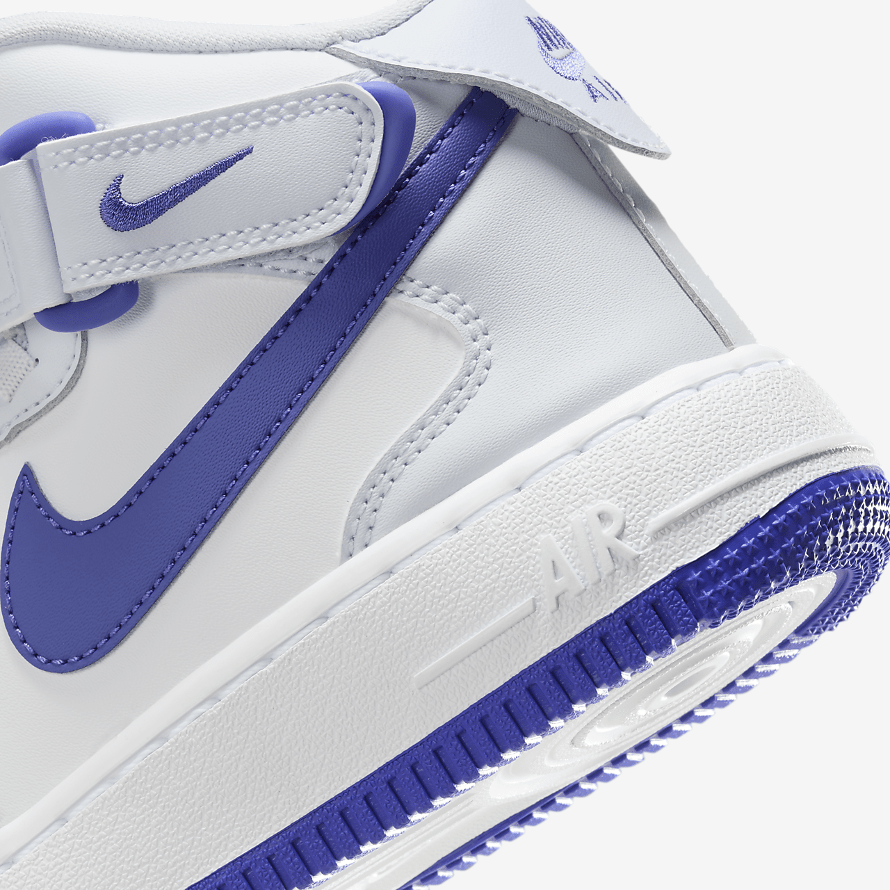 Nike Air Force 1 sneaker Football Grey/Wit/Persian Violet