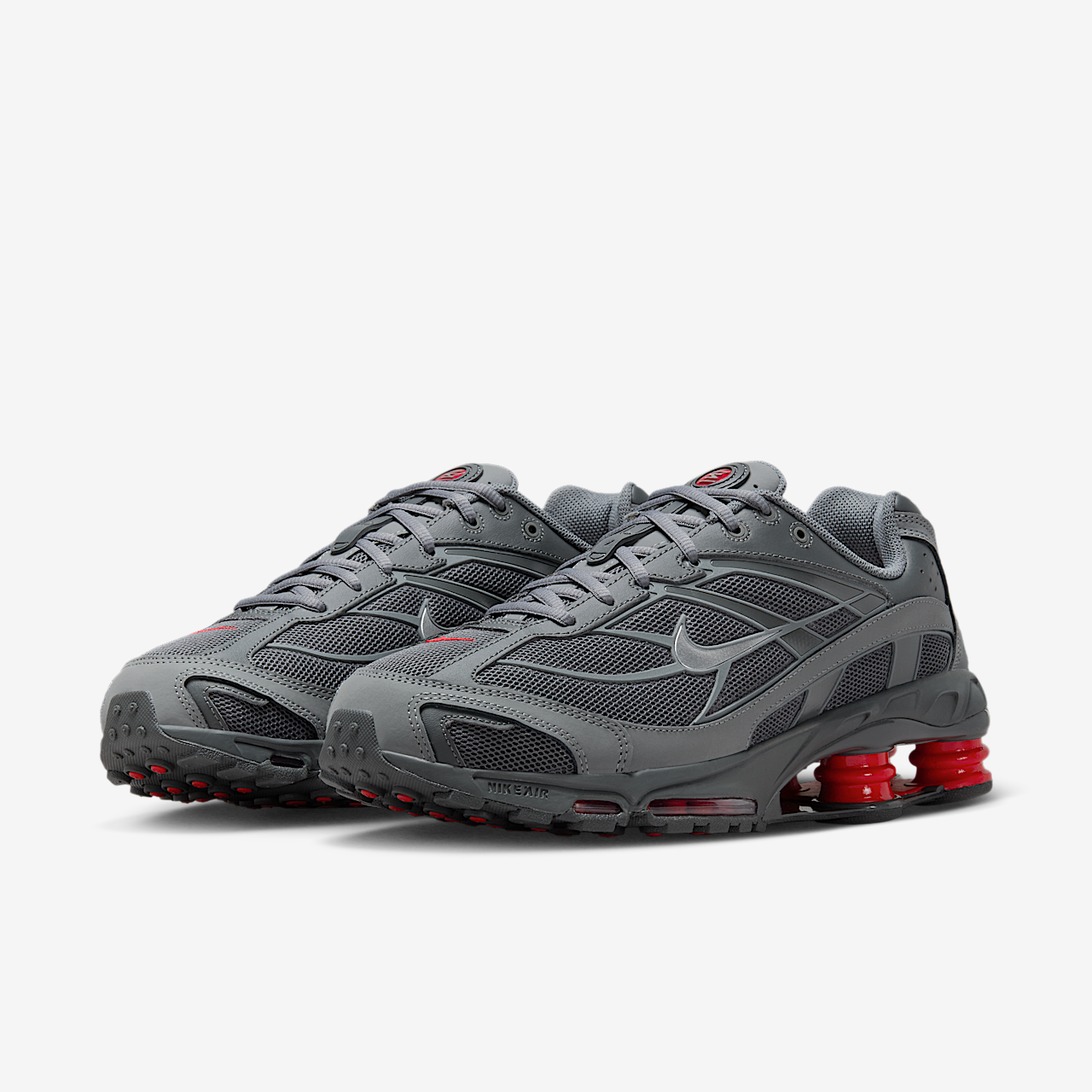 Nike Nike Shox sneaker Smoke Grey/University Red/Iron Grey/Metallic Silver