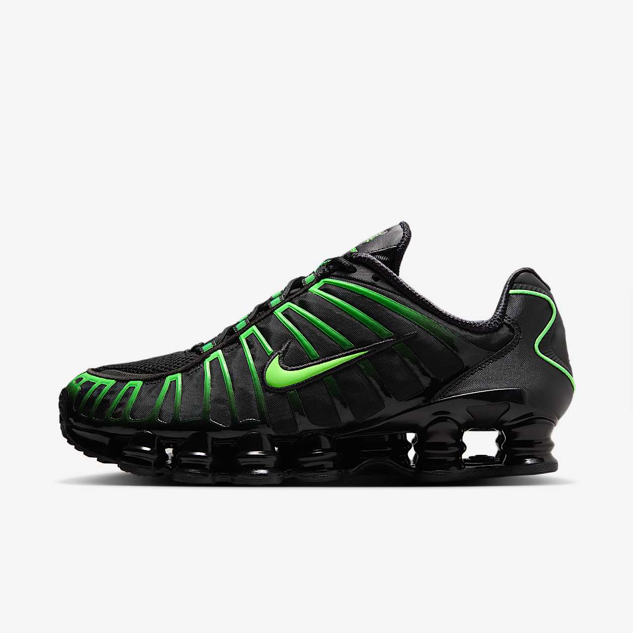 Nike Nike Shox sneaker Zwart/Zwart/Green Strike