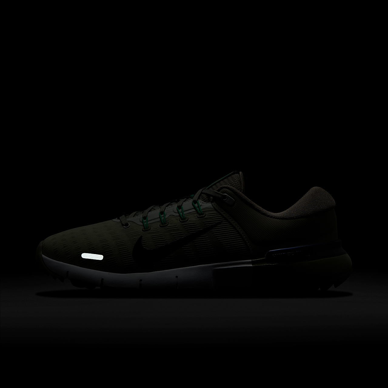 Nike Free sneaker Light Army/Light Silver/Zwart