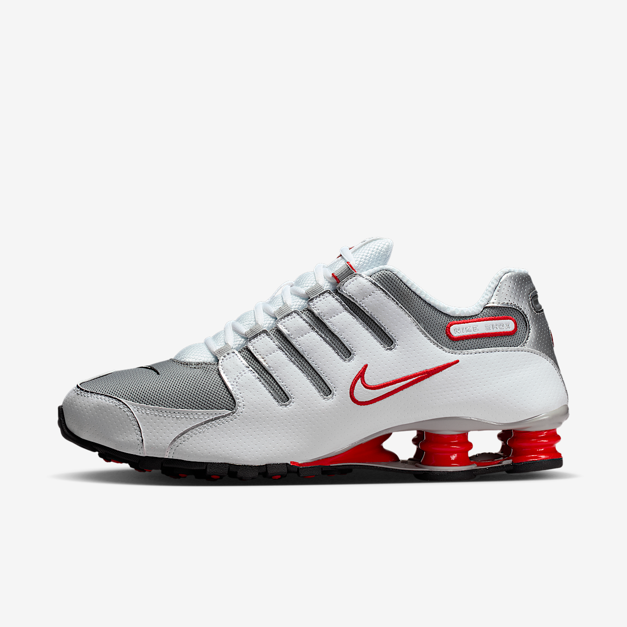 Nike Nike Shox sneaker Wit/Sport Red/Cool Grey/Metallic Silver