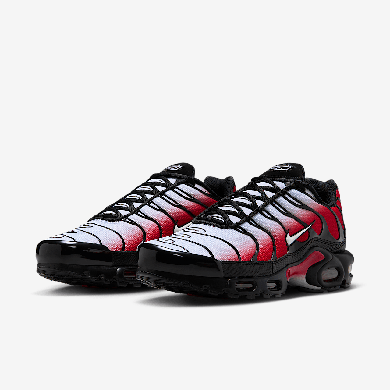 Nike Air Max Plus sneaker Pure Platinum/University Red/Zwart/Wit