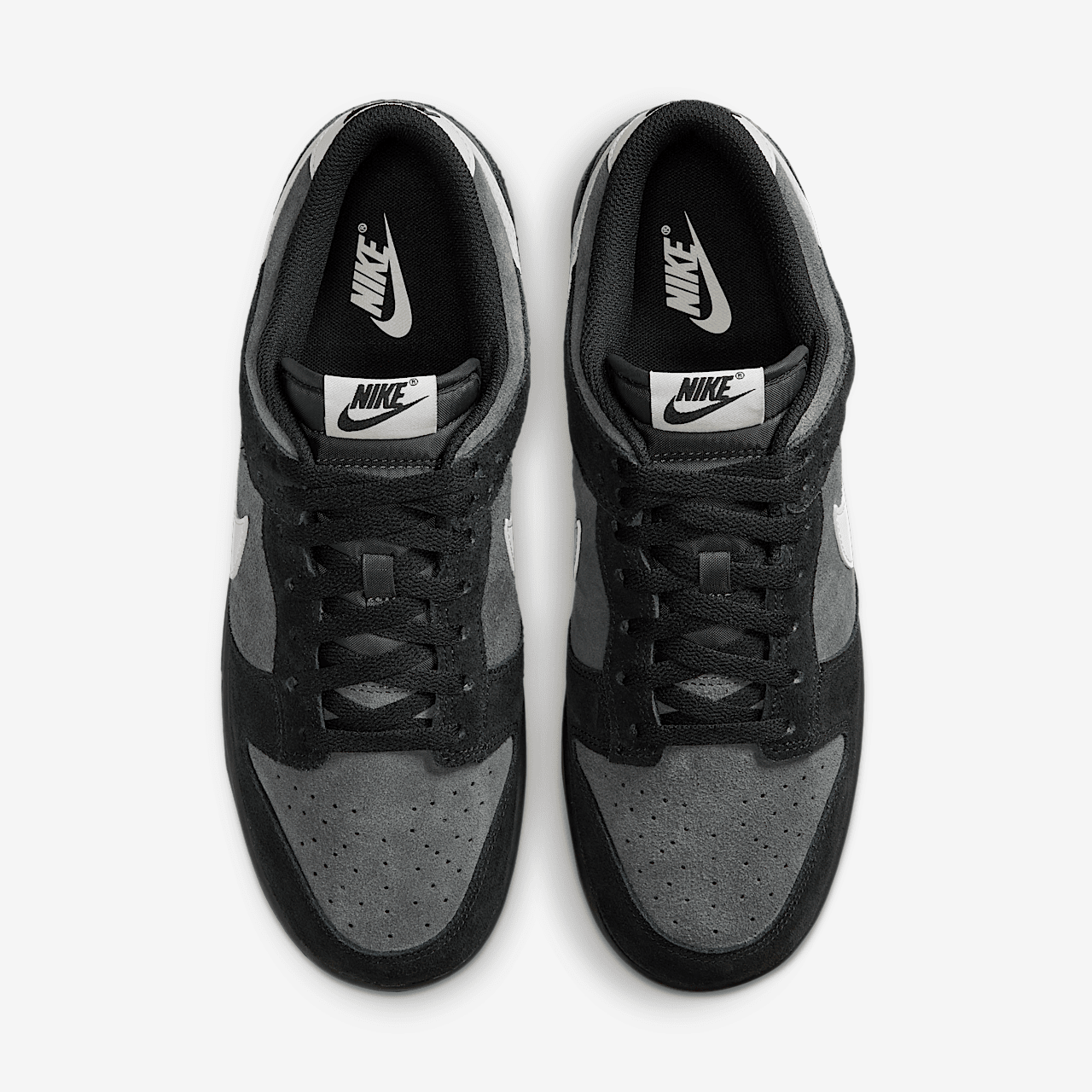 Nike Dunk Low sneaker Zwart/Anthracite/Gum Light Brown/Pale Ivory