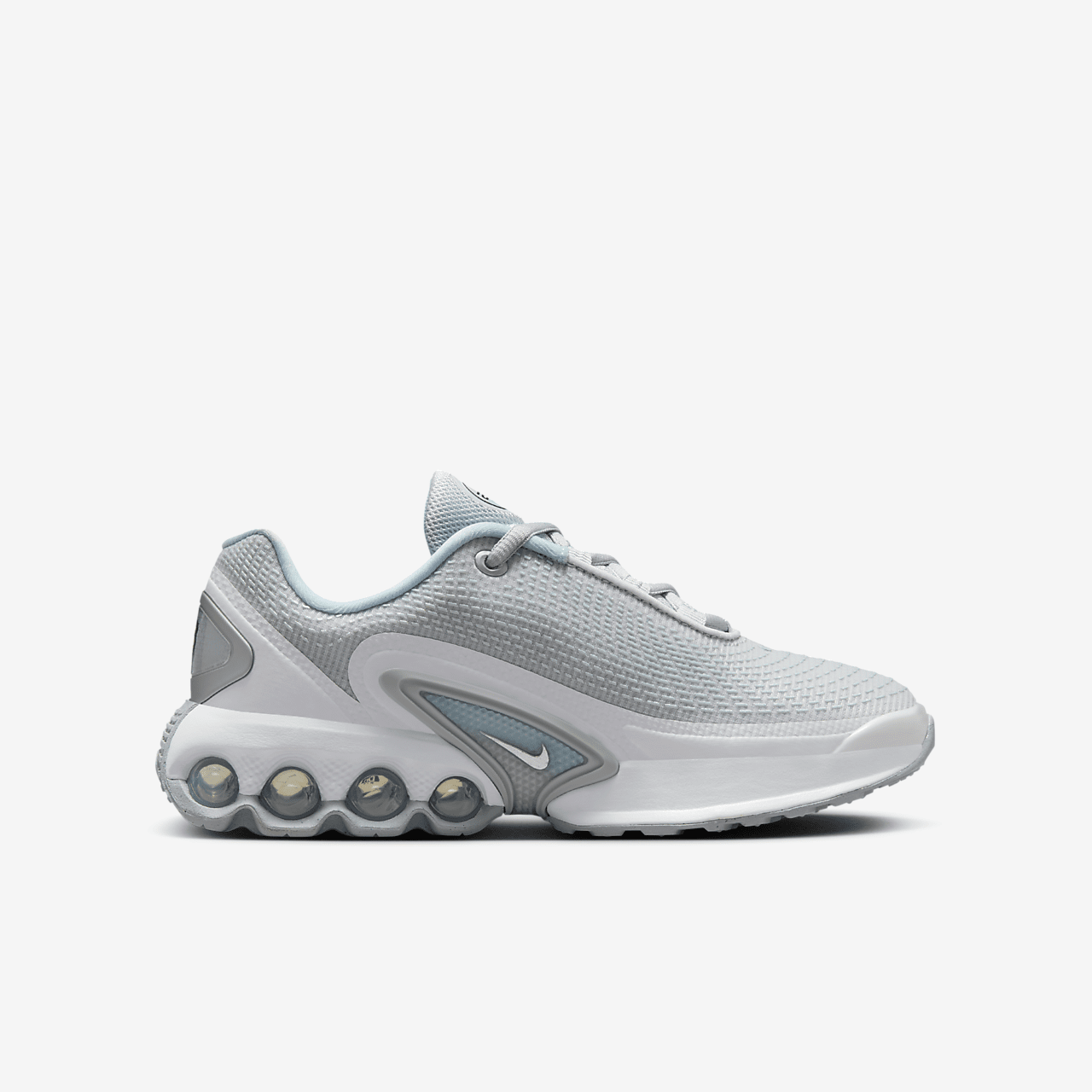 Nike Air Max DN sneaker Pure Platinum/Glacier Blue/Wit/Metallic Silver