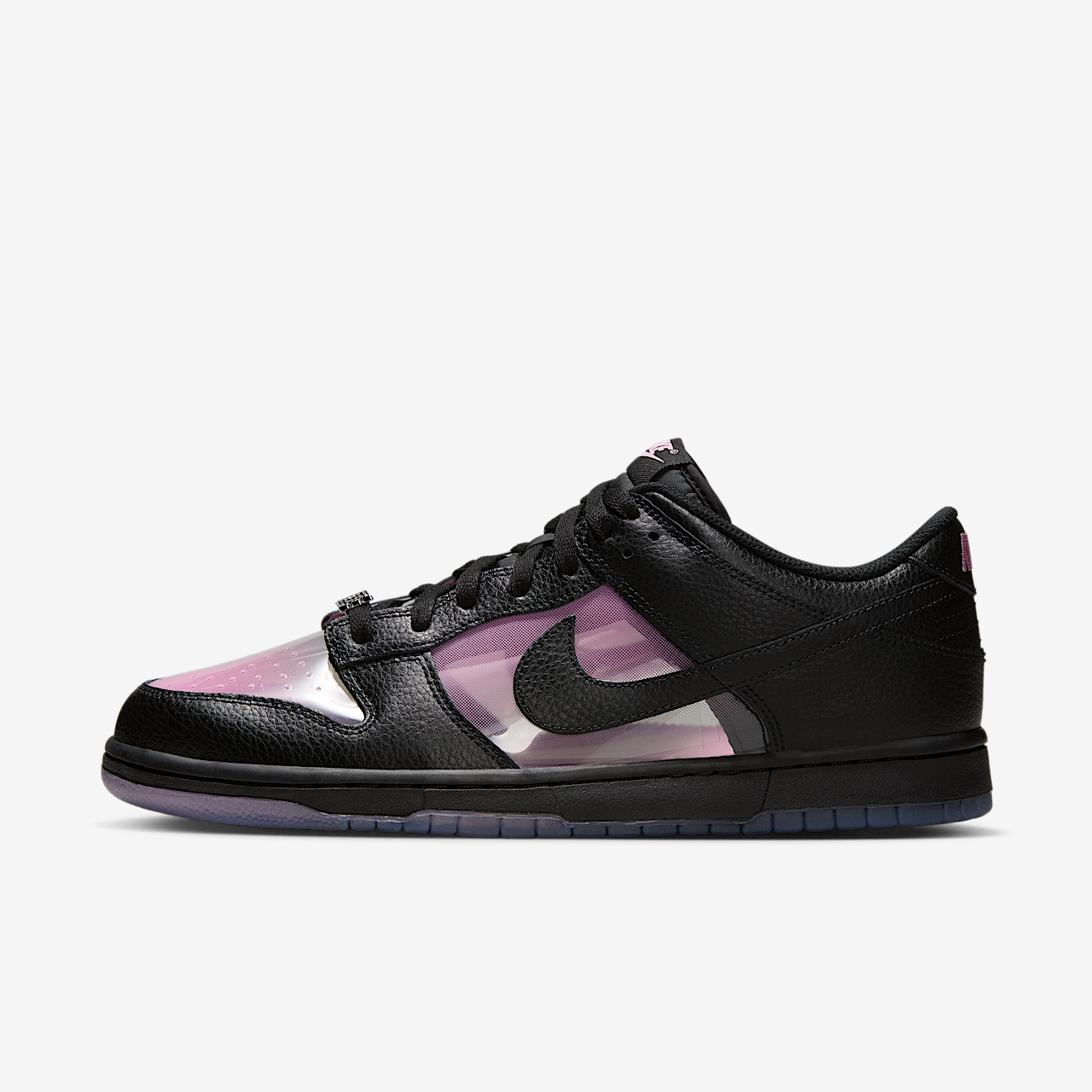 Nike Dunk Low sneaker Pink Rise/Zwart/Zwart