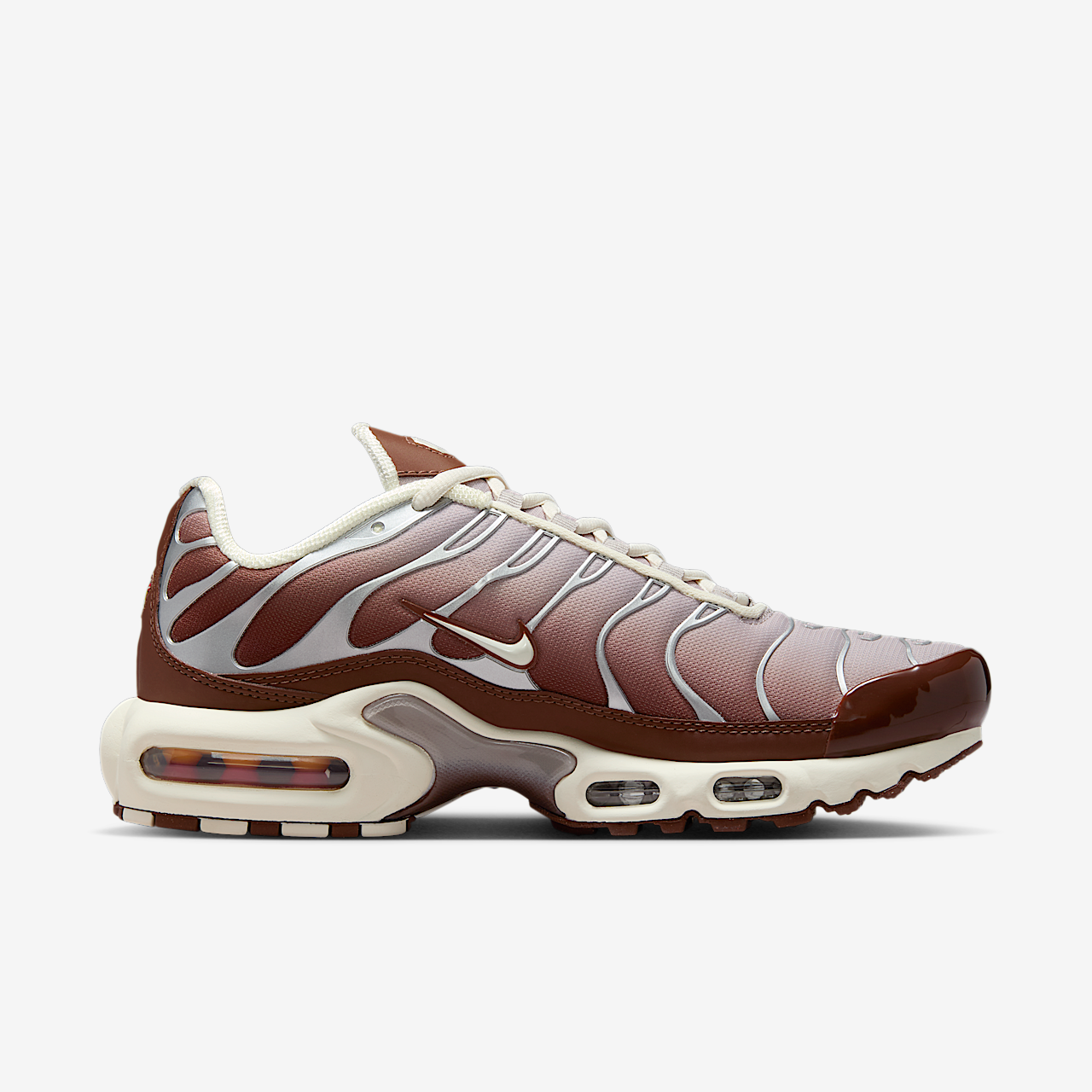 Nike Air Max Plus sneaker Fauna Brown/College Grey/Metallic Silver/Soft Pearl