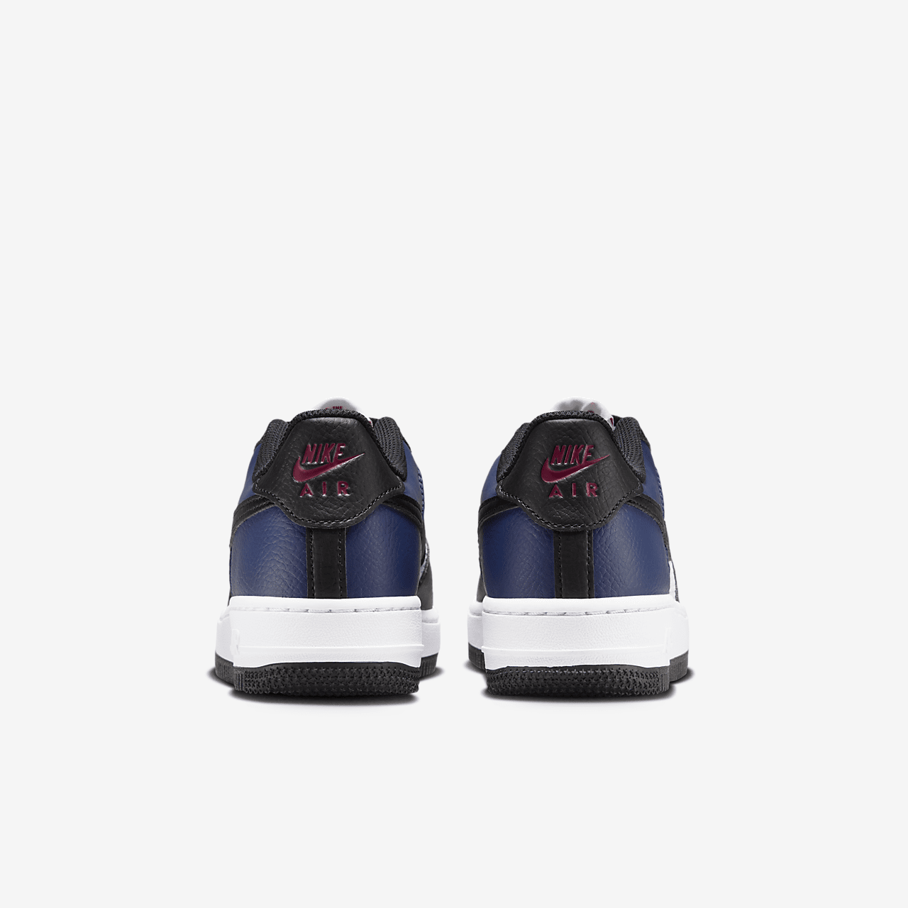 Nike Air Force 1 sneaker Midnight Navy/Wit/University Red/Zwart