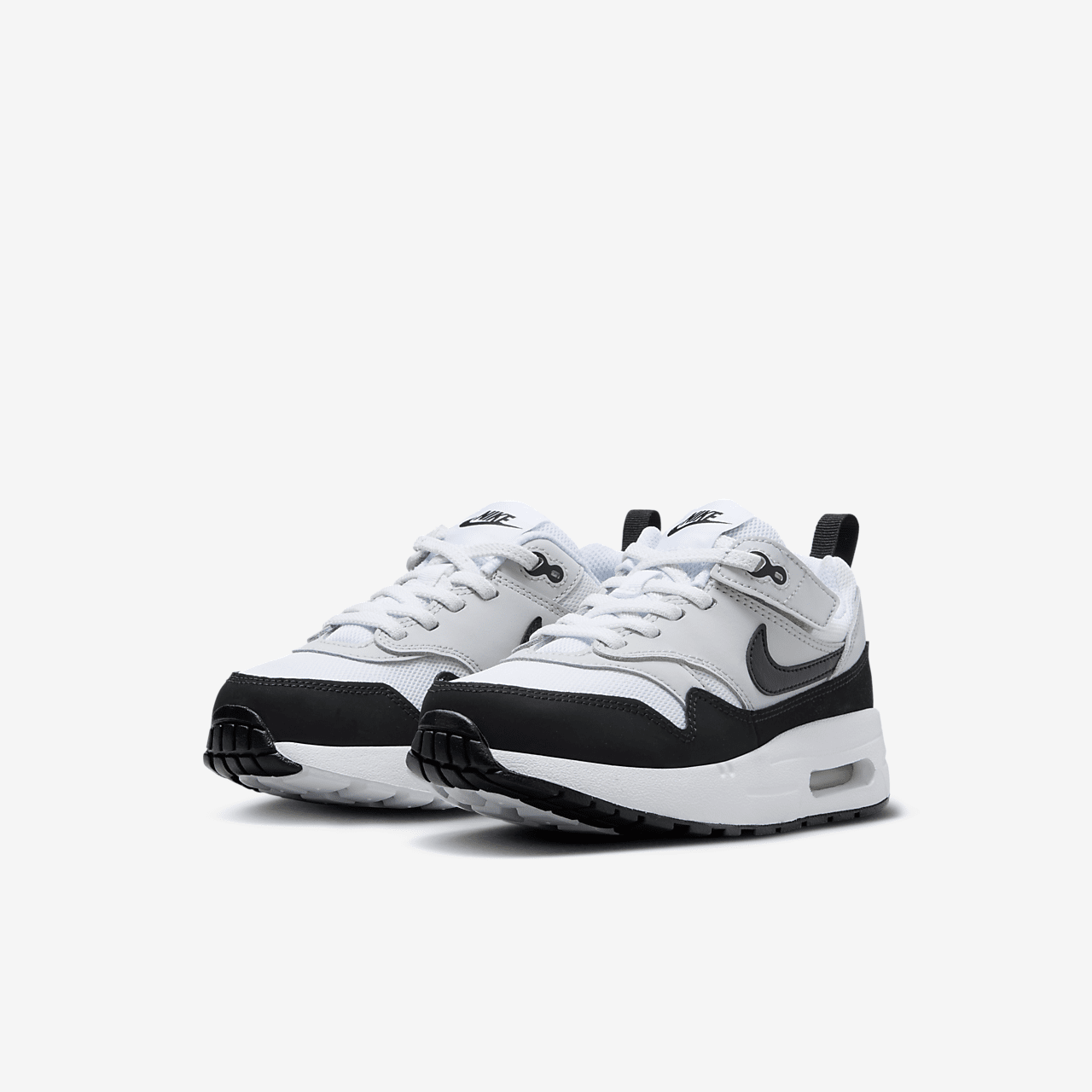 Nike Air Max 1 sneaker Wit/Pure Platinum/Zwart