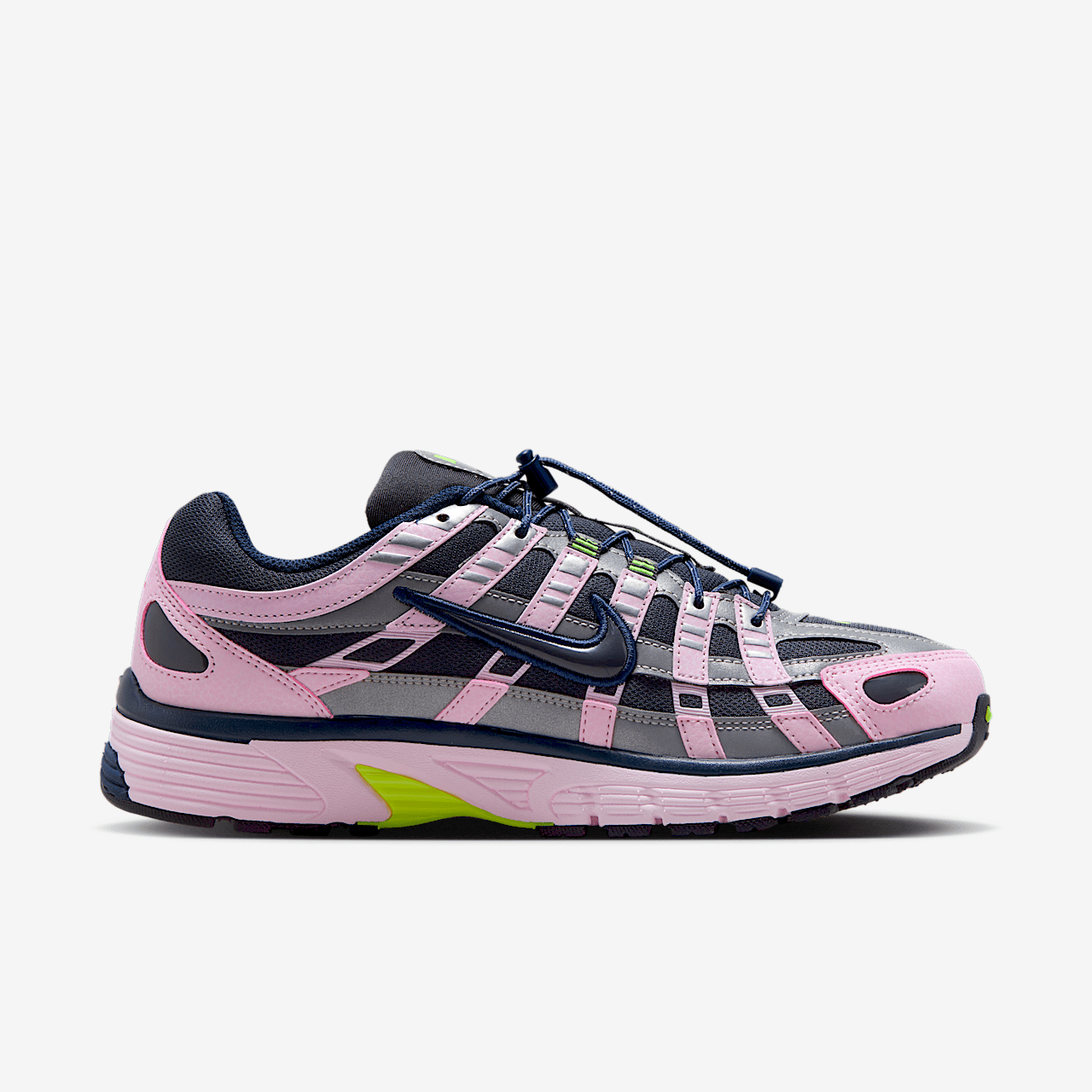 Nike P-6000 sneaker Pink Foam/Armory Navy/Metallic Silver/Anthracite