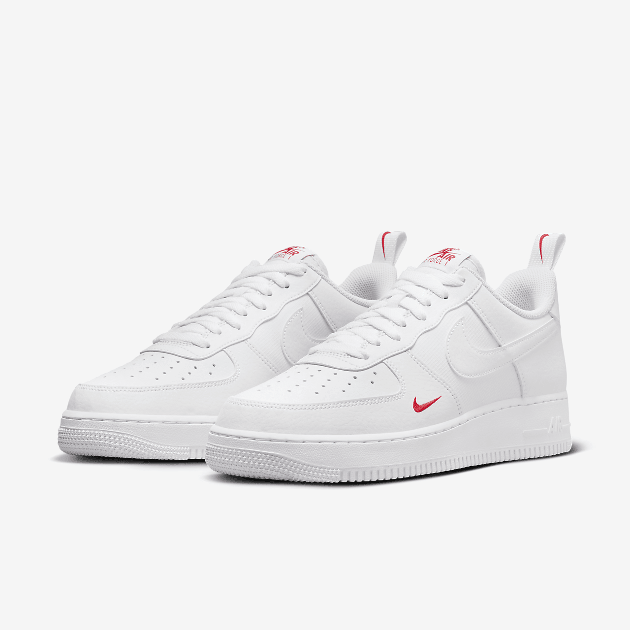 Nike Air Force 1 sneaker Wit/University Red/Wit
