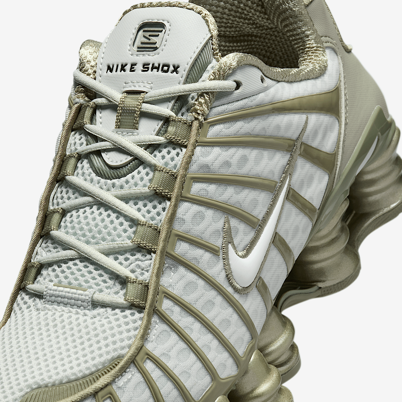 Nike Shox sneaker Light Silver/Light Army/Wit