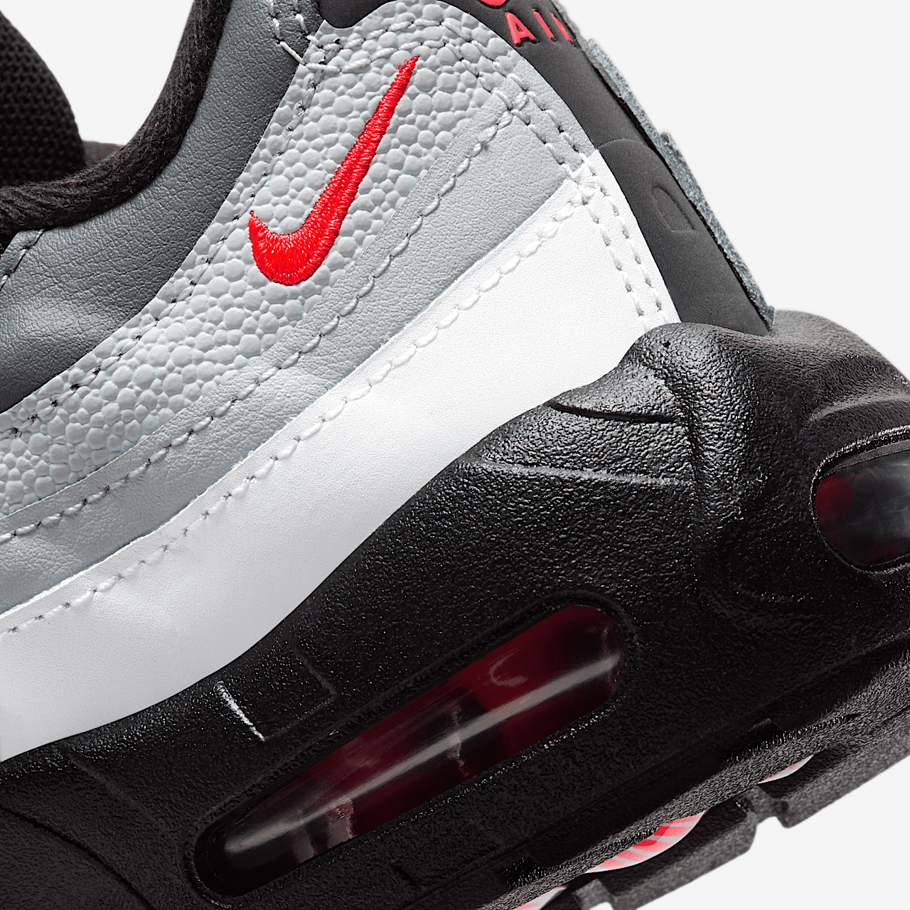 Nike Air Max 95 sneaker Wit/Pure Platinum/Cool Grey/Infrared 23