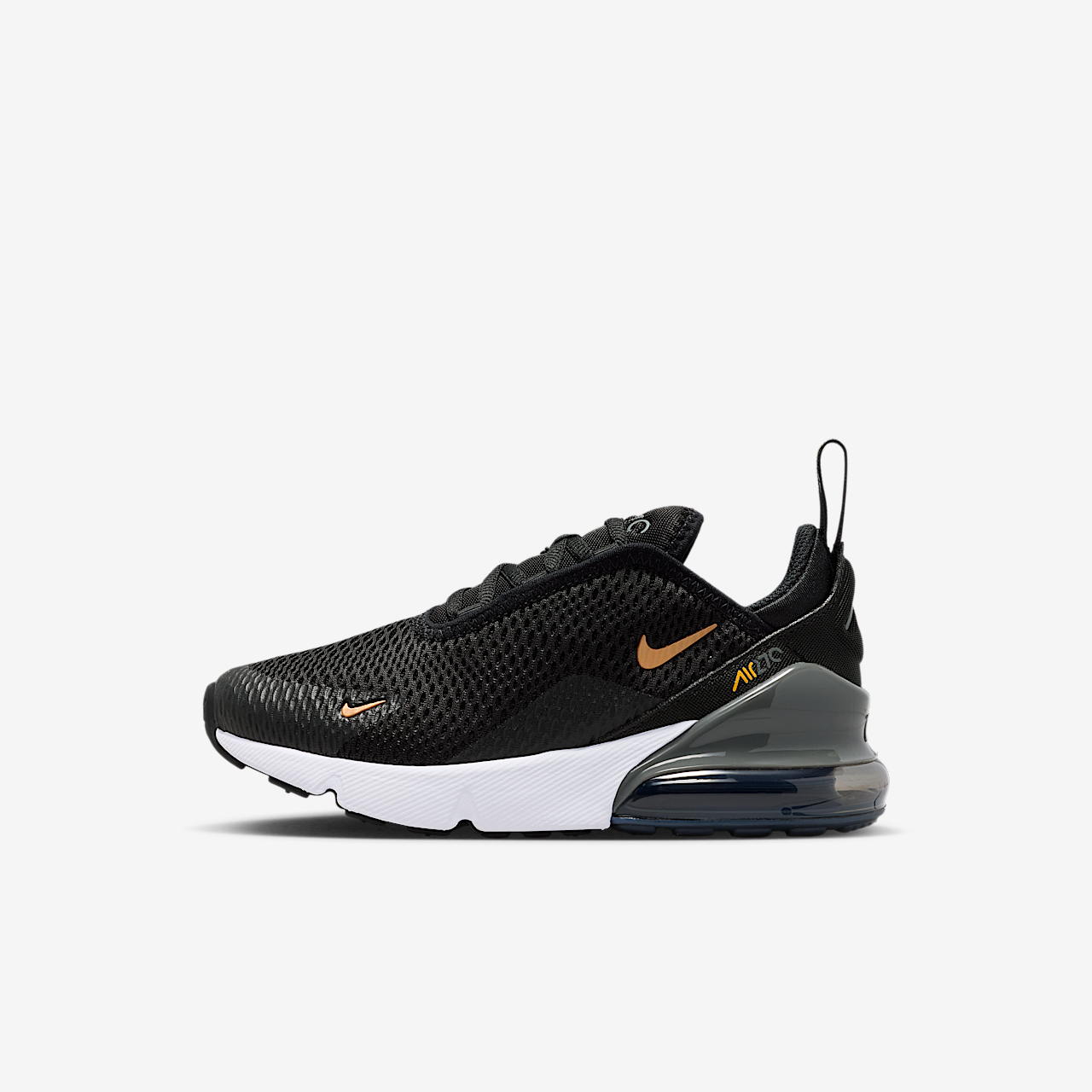 Nike Air Max sneaker Zwart/Laser Orange/Iron Grey/Metallic Copper