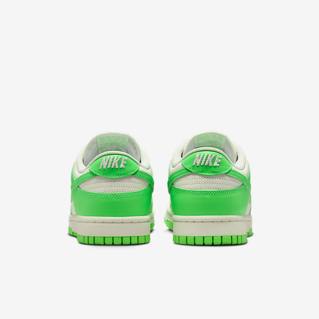 Nike Dunk Low sneaker Sail/Green Strike
