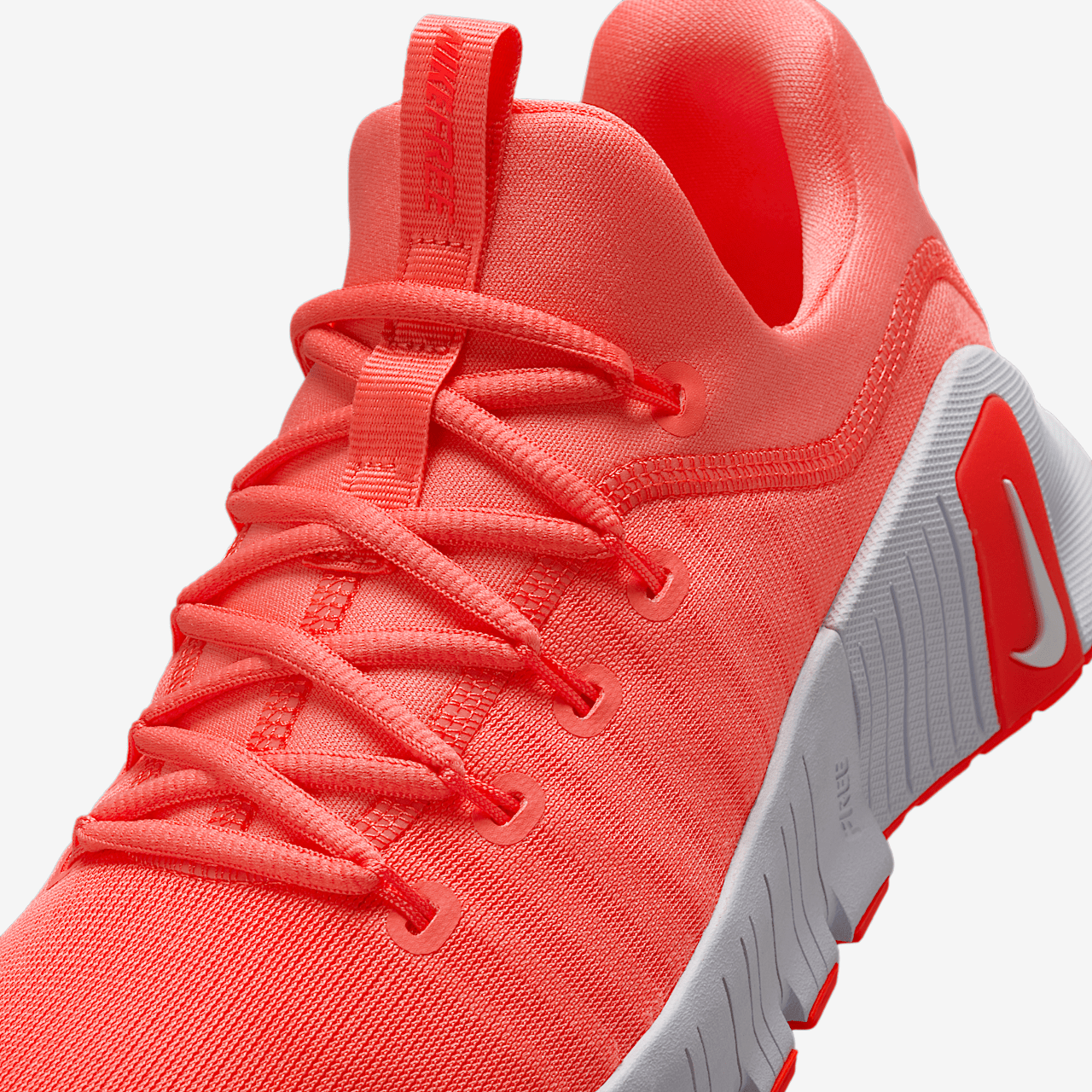 Nike Free sneaker Magic Ember/Wit/Bright Crimson