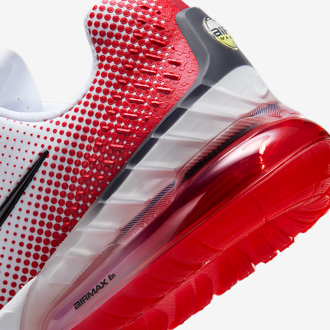 Nike Air Max sneaker Wit/University Red/Gym Red/Zwart