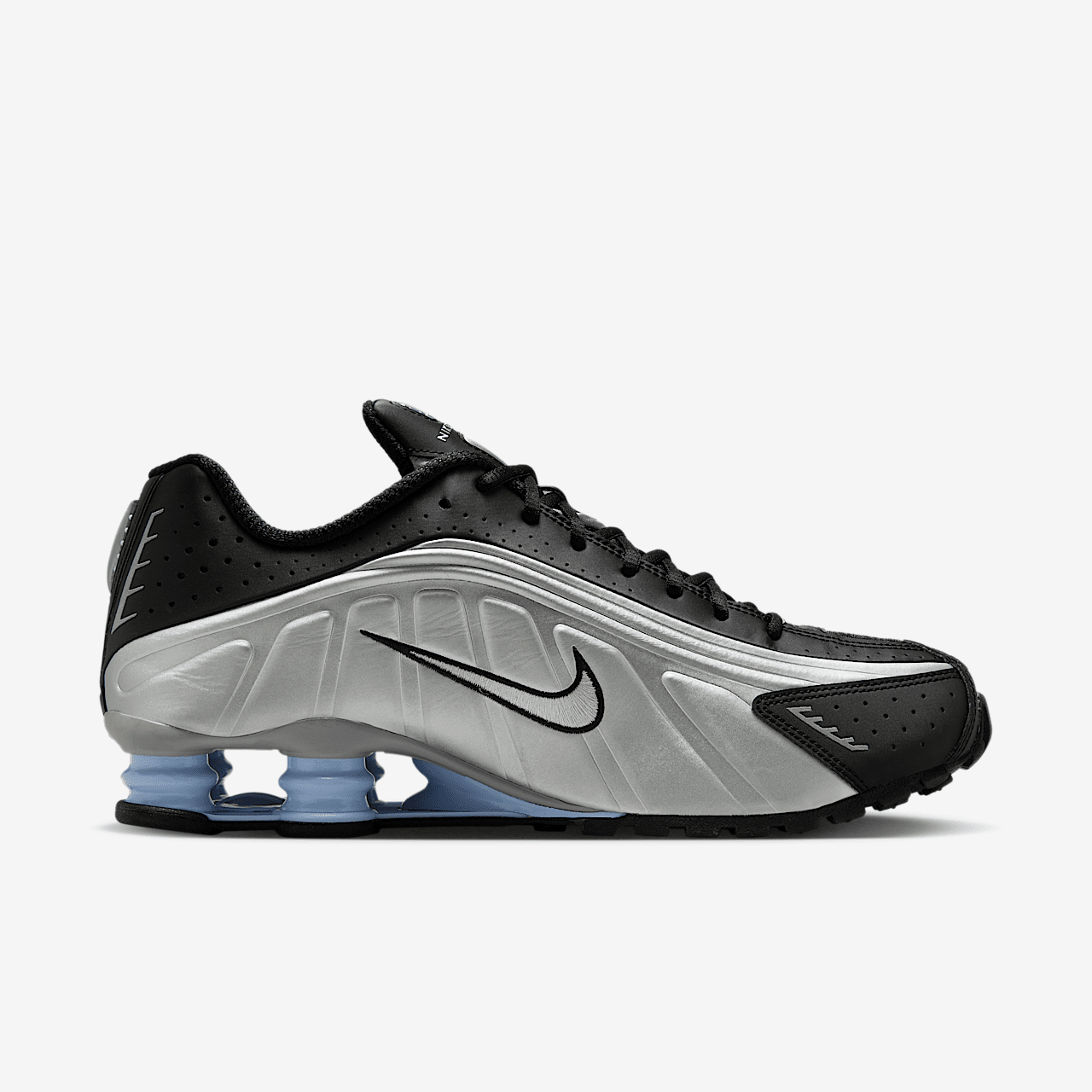 Nike Nike Shox sneaker Metallic Silver/Zwart/Psychic Blue/Metallic Silver