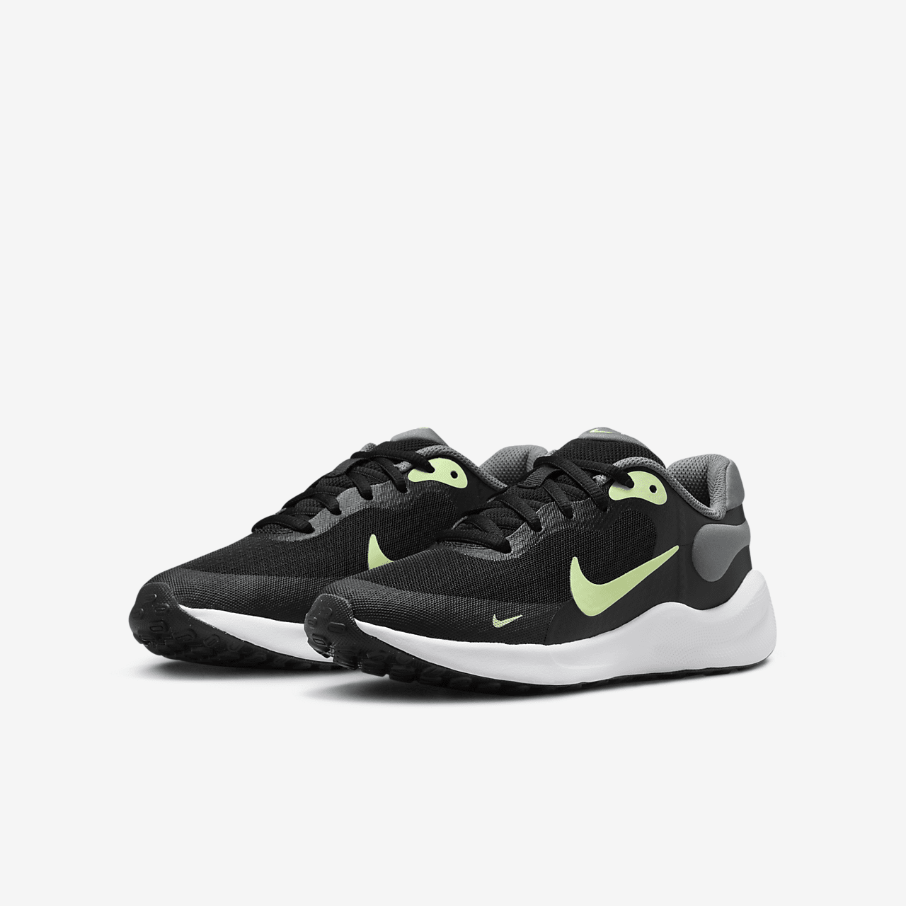 Nike  sneaker Zwart/Smoke Grey/Wit/Barely Volt