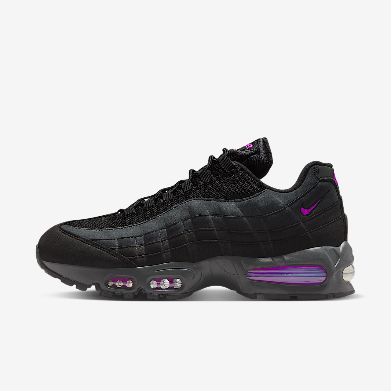 Nike Air Max sneaker Zwart/Off Noir/Smoke Grey/Vivid Purple