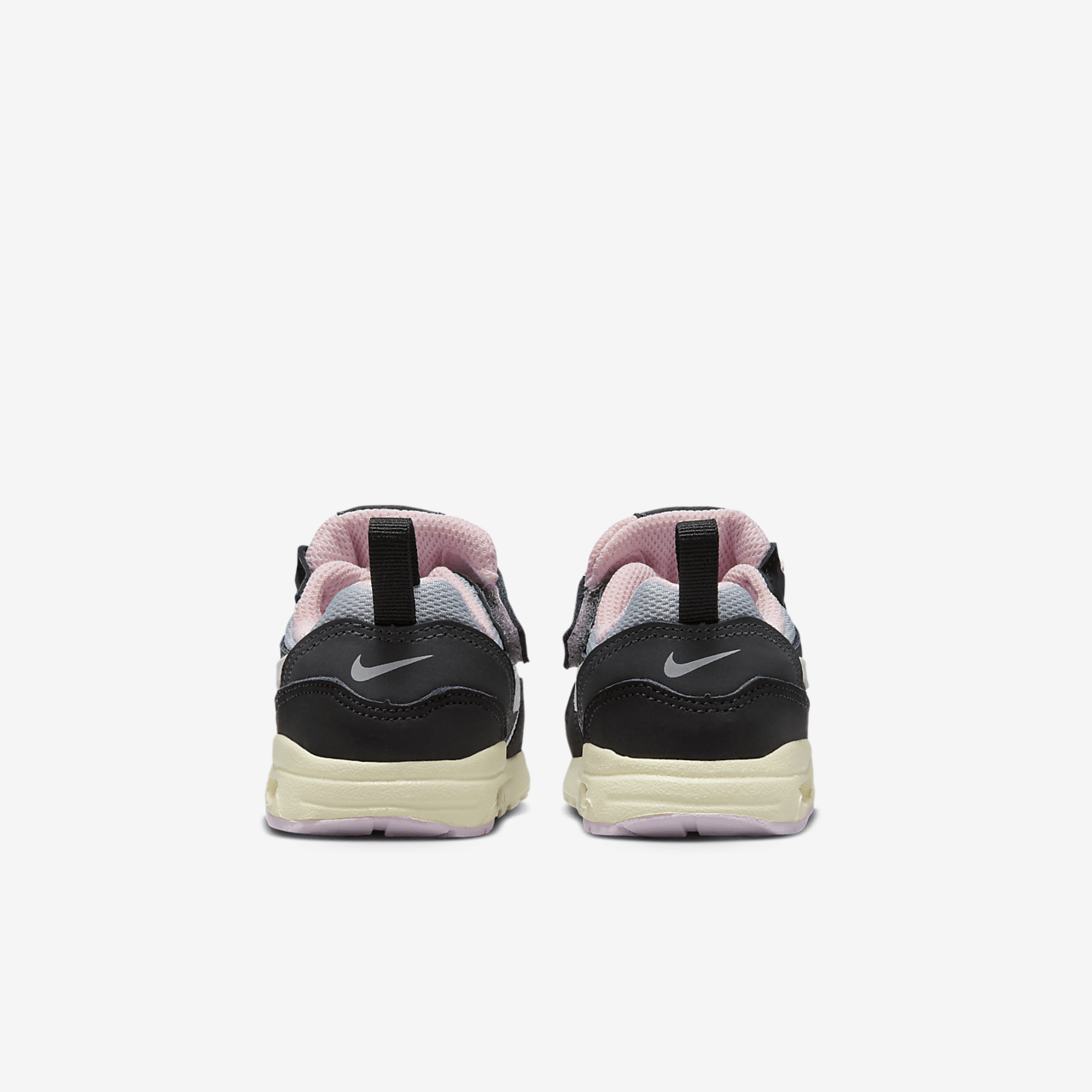 Nike Air Max 1 sneaker Zwart/Anthracite/Pink Foam/Summit White