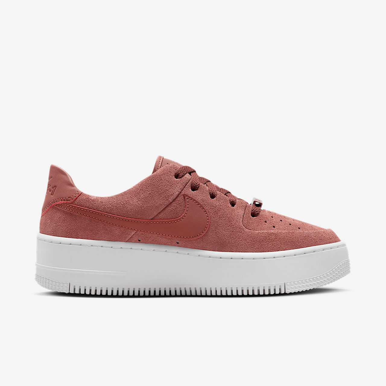 Nike Air Force 1 sneaker Red Sepia/Wit/Red Sepia