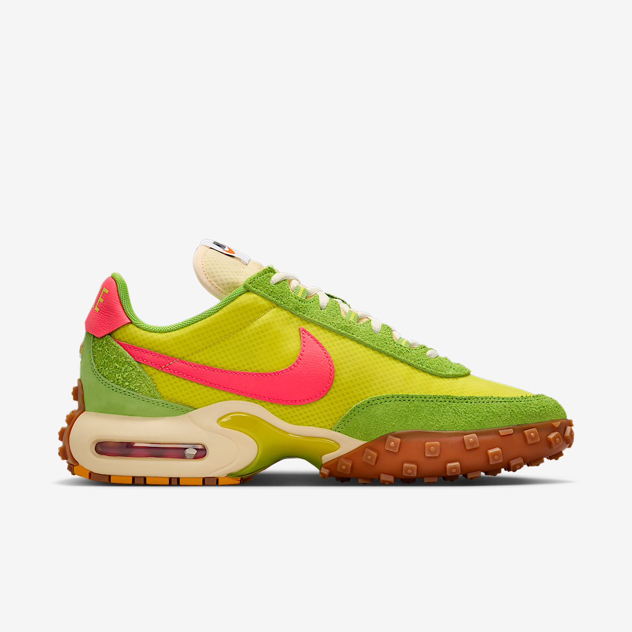 Nike Air Max sneaker Electrolime/Gum Medium Brown/Sprinter Green/Flash Crimson