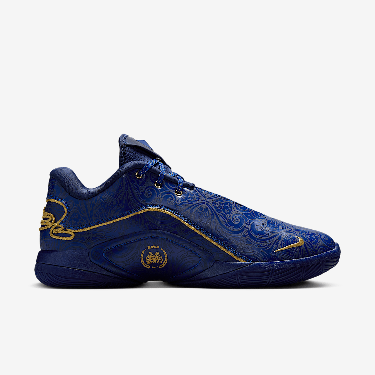 Nike LeBron sneaker Deep Royal Blue/Midnight Navy/Metallic Gold