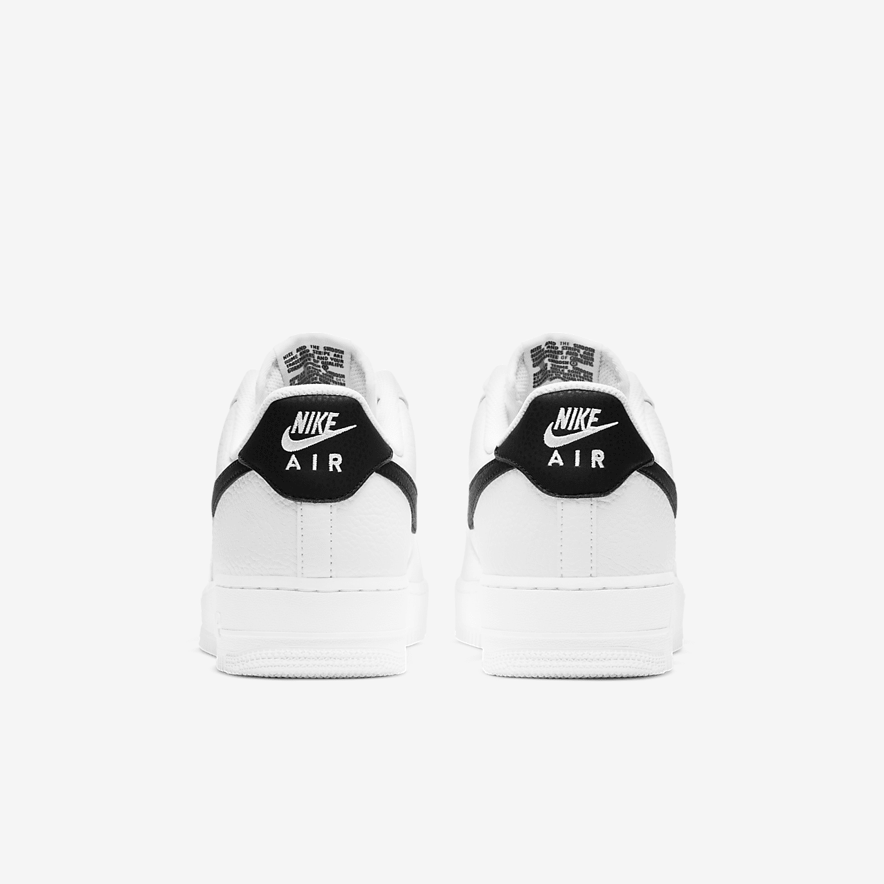 Nike Air Force 1 sneaker Wit/Zwart